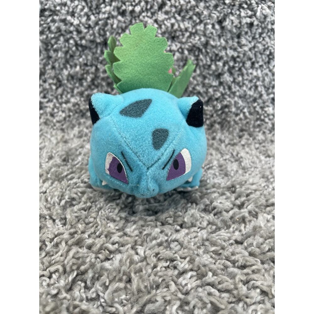 Vtg Authentic 1998 Nintendo Pokemon Ivysaur Plush Applause 3.5in Stuffed Animal
